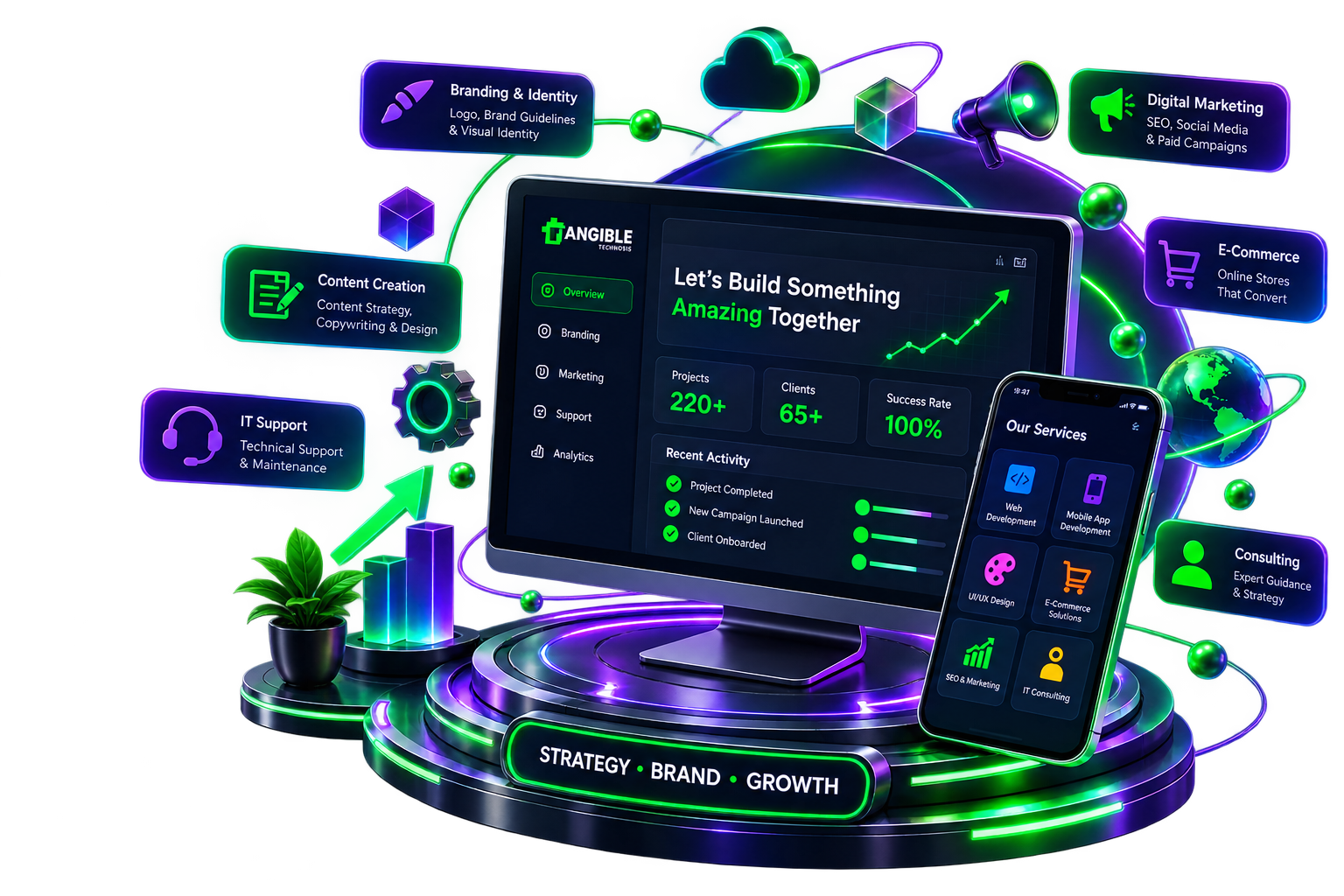 Digital services illustration