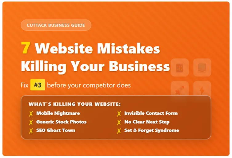7 Website Mistakes That Are Quietly Killing Cuttack Businesses Fix 3 Before Your Competitor Does
